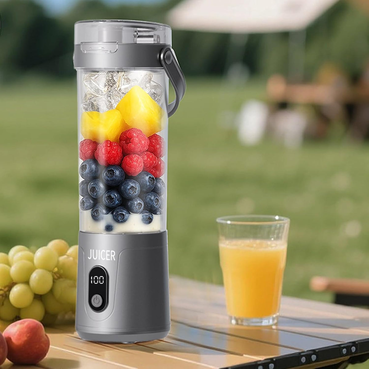 Blender Przenośny Smoothie 600 ml – Mocny, Bezprzewodowy, USB